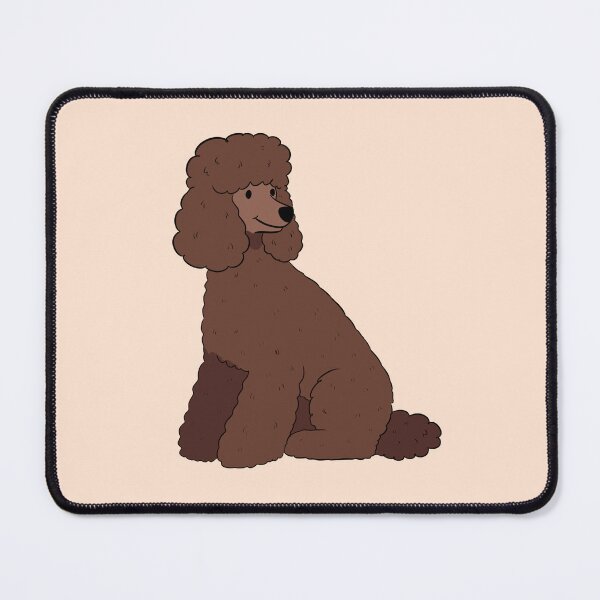 Item preview, Cute chocolate poodle dog designed and sold by Yaragold.