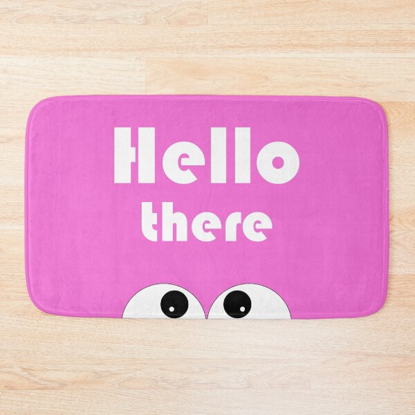 Item preview, Hello There - cute, funny design - pink designed and sold by artyfartypants.