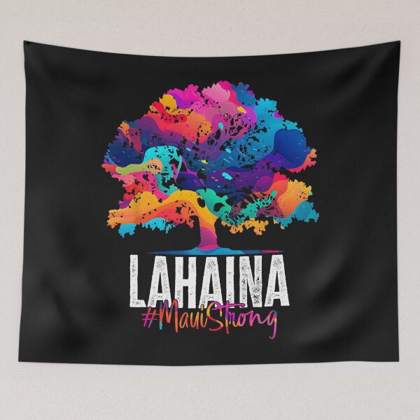 Item preview, Pray For Lahaina Maui Hawaii Old Banyan Tree designed and sold by mainana78.