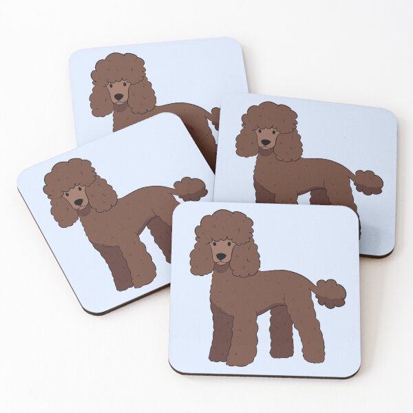 Item preview, Cute chocolate poodle dog  designed and sold by Yaragold.