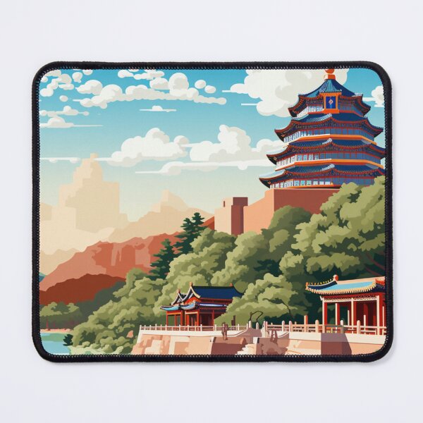 Item preview, A Pop Art Travel Print of Beijing - China designed and sold by StudioRedKoala.
