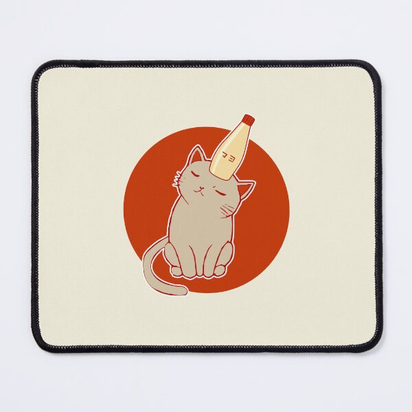 Item preview, Japanese Cat and Mayo - Mayonnaise and Cat Lover designed and sold by SallySunday.