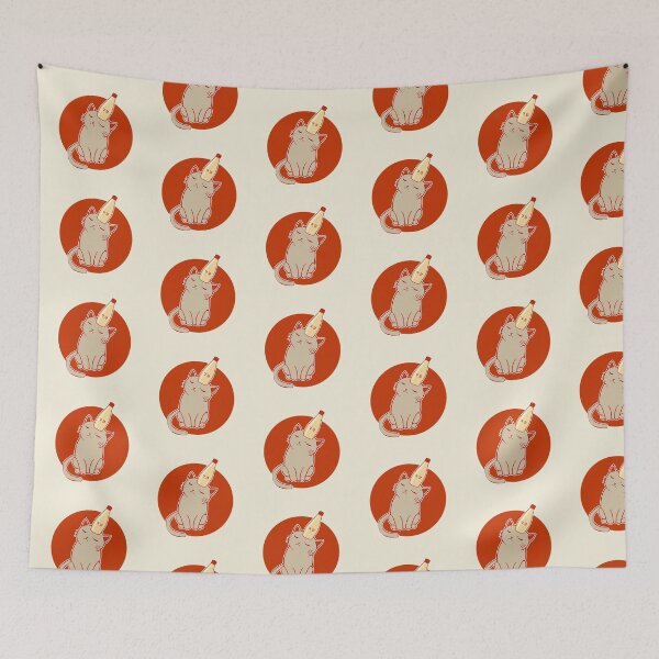 Item preview, Japanese Cat and Mayo - Mayonnaise and Cat Lover designed and sold by SallySunday.