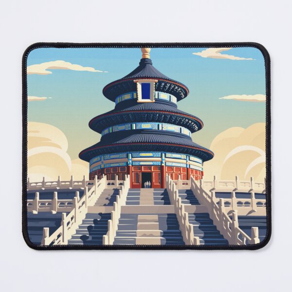 Item preview, A Pop Art Travel Print of Beijing - China designed and sold by StudioRedKoala.