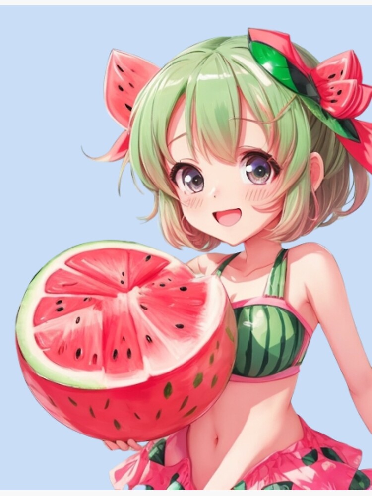 AI Art Generator: Hu Tao genshin impact big watermelon
