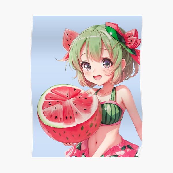 Anime Food GIF - Anime Food Watermelon - Discover & Share GIFs