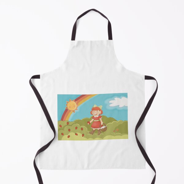 Item preview, Girl picking strawberries designed and sold by moonggi.