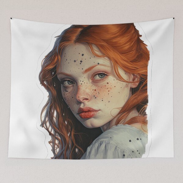 Item preview, Girl with expressive eyes designed and sold by abmkf.