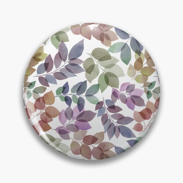 Item preview, Translucent watercolor leaves silhouettes. Colorful transparent leaf branches. designed and sold by likapix.