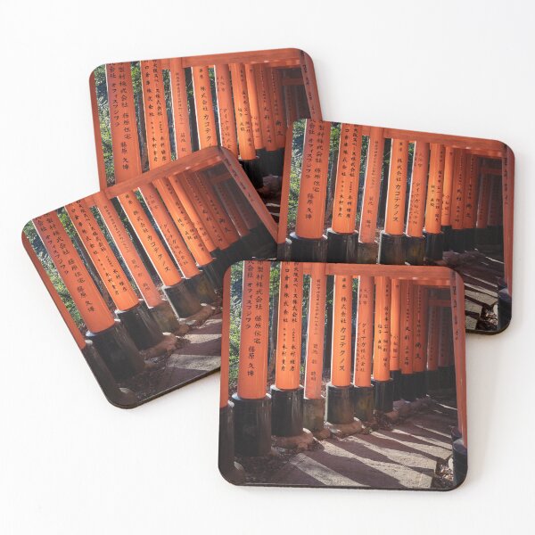 Item preview, Light and Shadows on the Orange Torii Gates of Fushimi Inari Shrine, Kyoto, Japan designed and sold by 9BPRCP.