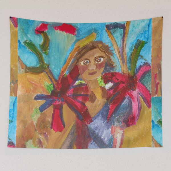 Item preview, Girl with Radiant Hair designed and sold by Yetosh.