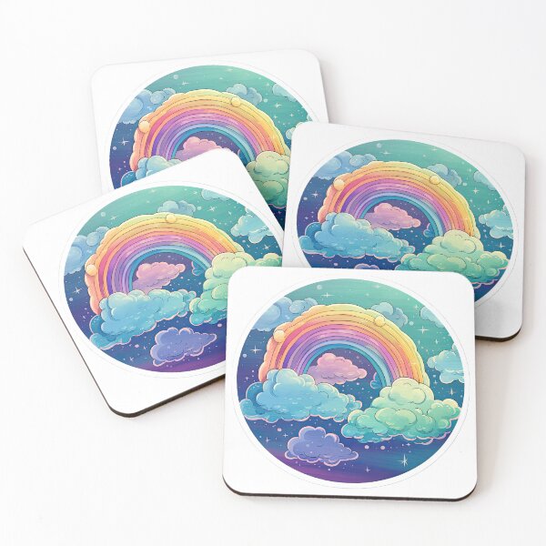 Item preview, Fabulous rainbow with stars designed and sold by abmkf.