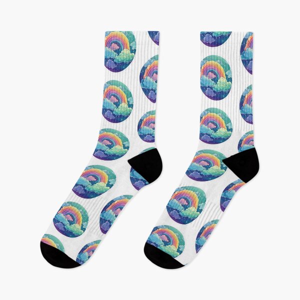 Item preview, Fabulous rainbow with stars designed and sold by abmkf.