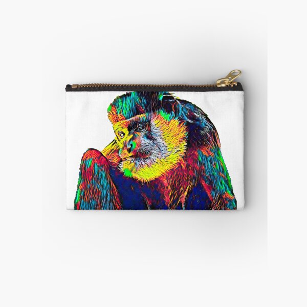 Aperçu de l'œuvre T-shirt frais de singe coloré conception d'art créée et vendue par ogireal.