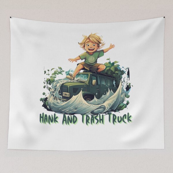 Item preview, Trash Truck Netflix, Hank and Trash Truck designed and sold by peltaWaylon89.