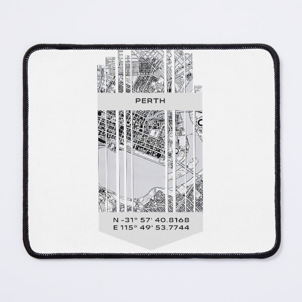 Item preview, AUSTRALIA Perth - Latitude/Longitude designed and sold by ALLesROUNDER.