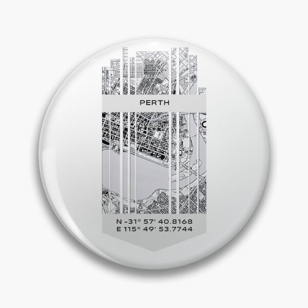 Item preview, AUSTRALIA Perth - Latitude/Longitude designed and sold by ALLesROUNDER.