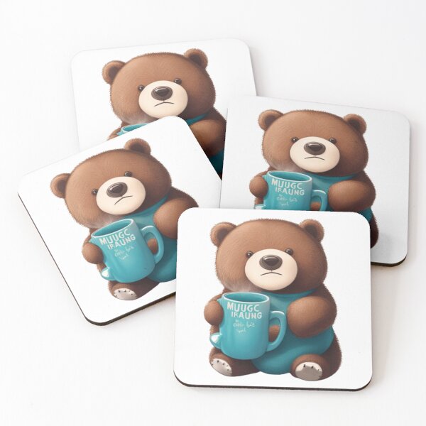 Item preview, Bear Hugs and Coffee Mugs designed and sold by positivVibesArt.