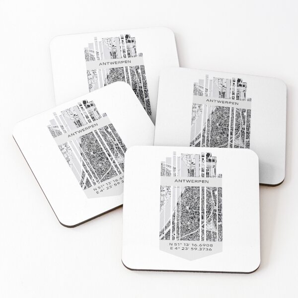 Item preview, BELGIUM Antwerp - Latitude/Longitude designed and sold by ALLesROUNDER.