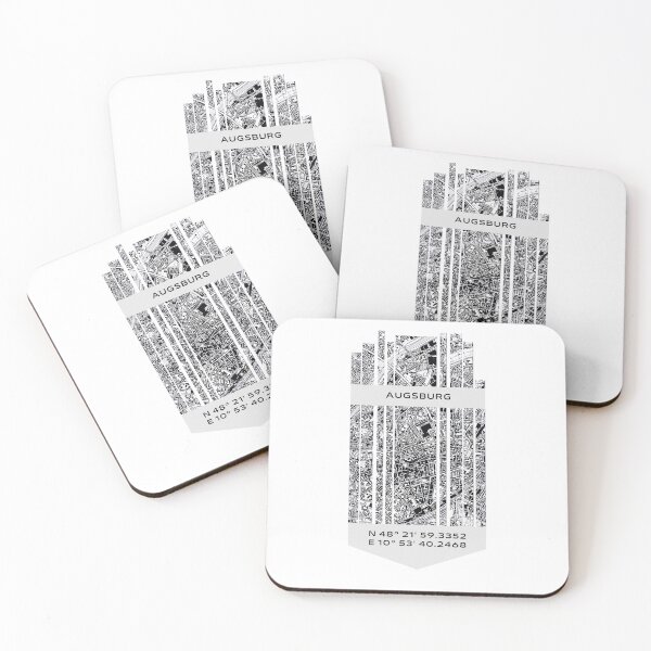 Item preview, GERMANY Augsburg - Latitude/Longitude designed and sold by ALLesROUNDER.
