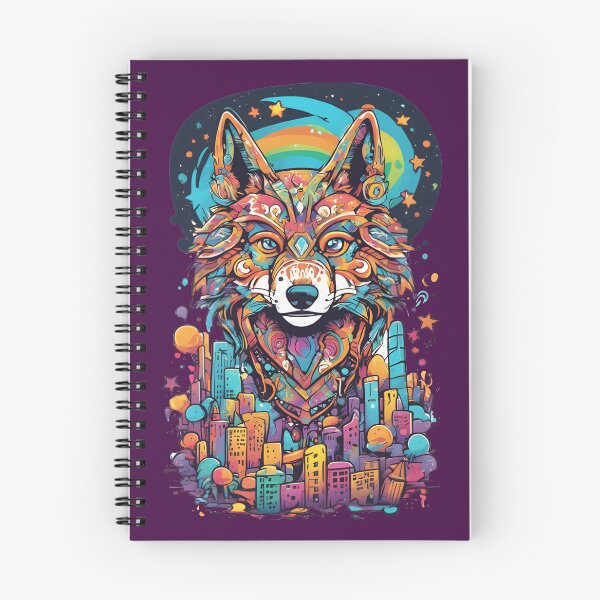 Item preview, fox in the city designed and sold by SketchysDESIGNS.