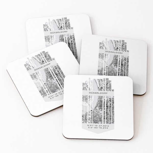 Item preview, GERMANY Dusseldorf - Latitude/Longitude designed and sold by ALLesROUNDER.