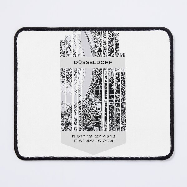 Item preview, GERMANY Dusseldorf - Latitude/Longitude designed and sold by ALLesROUNDER.