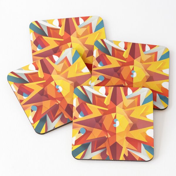 Item preview, Cubist Sunburst Brilliance - Geometric Radiance in Artistic Harmony designed and sold by Freak-Scene.