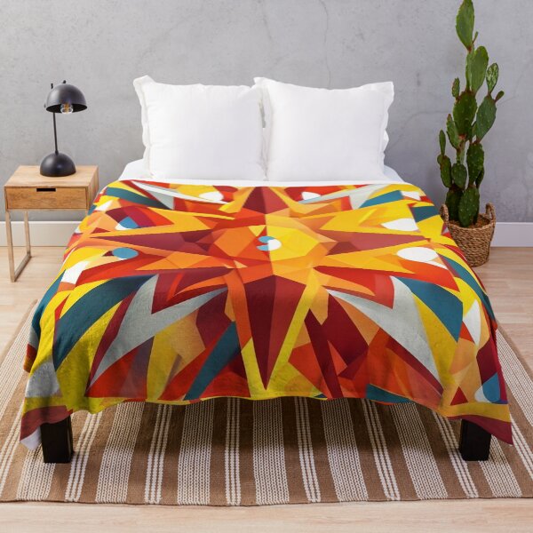 Item preview, Cubist Sunburst Brilliance - Geometric Radiance in Artistic Harmony designed and sold by Freak-Scene.