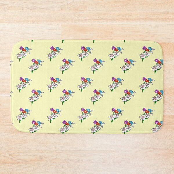 Item preview, Sparse Ivory Floral Pattern designed and sold by PatternTitan.