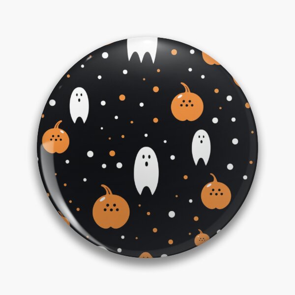 Item preview, Halloween ghost pumkin dot  designed and sold by nookerkam.