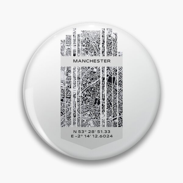 Item preview, ENGLAND Manchester - Latitude/Longitude designed and sold by ALLesROUNDER.