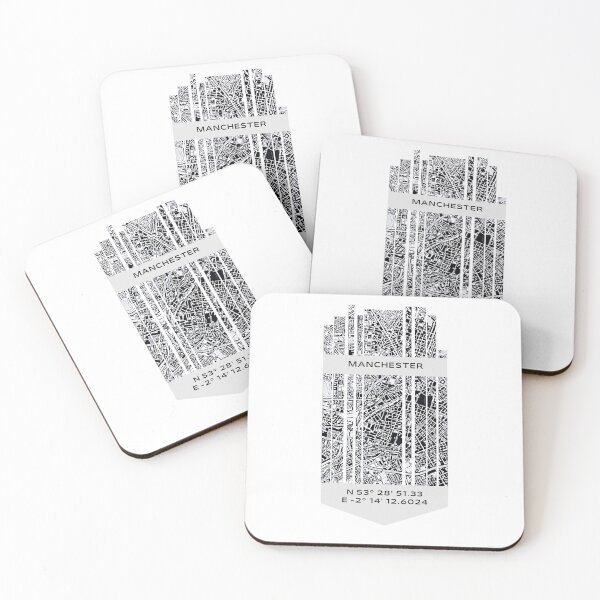 Item preview, ENGLAND Manchester - Latitude/Longitude designed and sold by ALLesROUNDER.