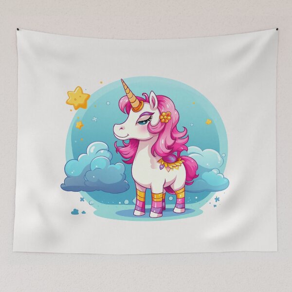Item preview, Cute Baby Unicorn Pinky designed and sold by PaTToStudio.