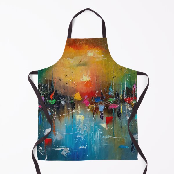Item preview, Mysterious evening harbor designed and sold by VladArt House.