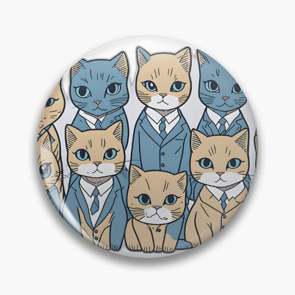 Item preview, Suave Feline Elegance: Cats in Suits Art Collection designed and sold by FashionRex.