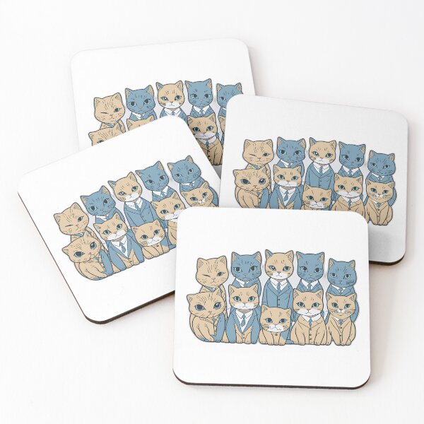 Item preview, Suave Feline Elegance: Cats in Suits Art Collection designed and sold by FashionRex.