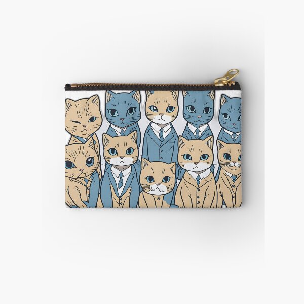 Item preview, Suave Feline Elegance: Cats in Suits Art Collection designed and sold by FashionRex.