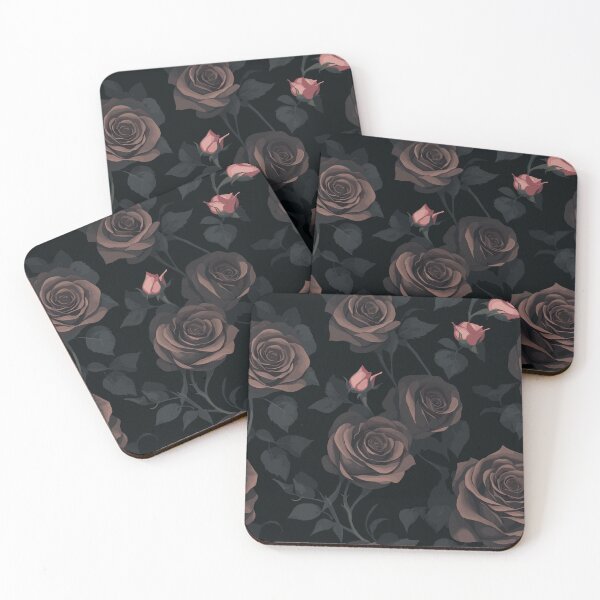 Item preview, BLACK ROSE PATTERN designed and sold by ROMIREY.