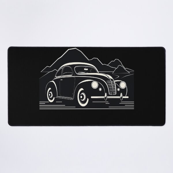 Item preview, Black and White Minimalist Classic Car designed and sold by Lab4YourStyle.