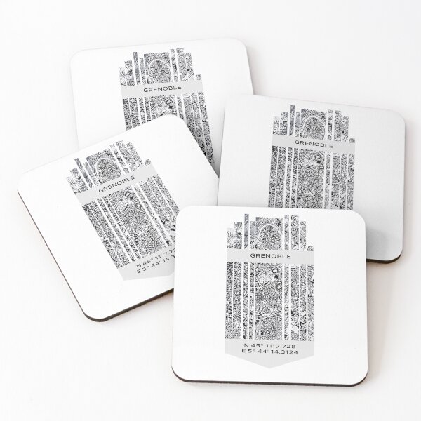 Item preview, FRANCE Grenoble - Latitude/Longitude designed and sold by ALLesROUNDER.