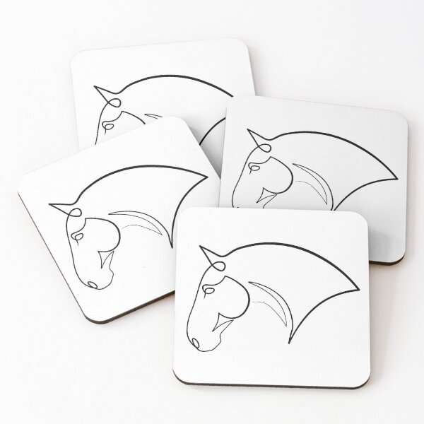 Item preview, Lusitano horse one line art designed and sold by ToniChavorska.