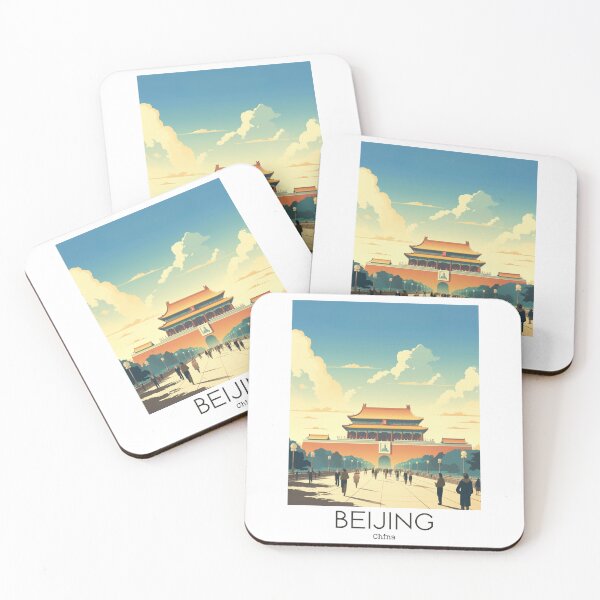 Item preview, A Vintage Travel Illustration of Beijing - China designed and sold by GoodOldVintage.