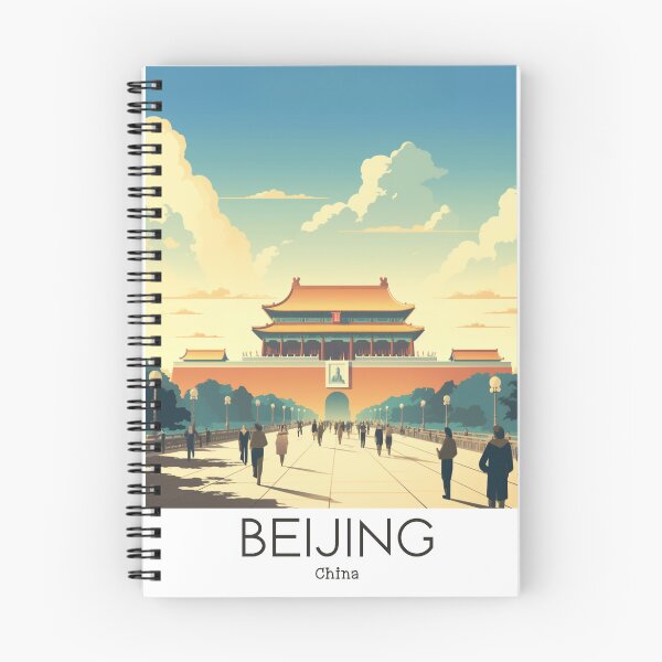Item preview, A Vintage Travel Illustration of Beijing - China designed and sold by GoodOldVintage.