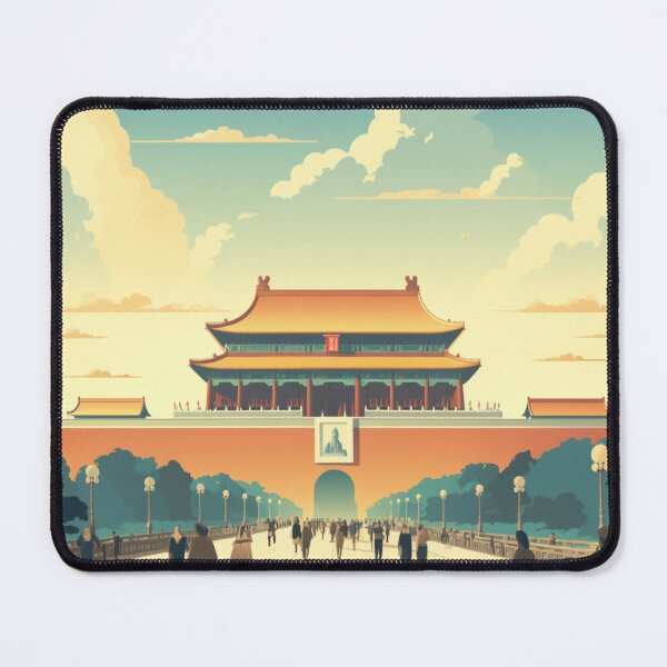 Item preview, A Vintage Travel Illustration of Beijing - China designed and sold by GoodOldVintage.