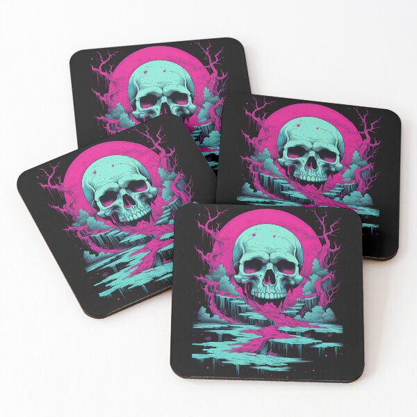 Item preview, Vaporwave Skull designed and sold by EdgarJake.
