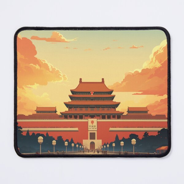 Item preview, A Vintage Travel Illustration of Beijing - China designed and sold by GoodOldVintage.