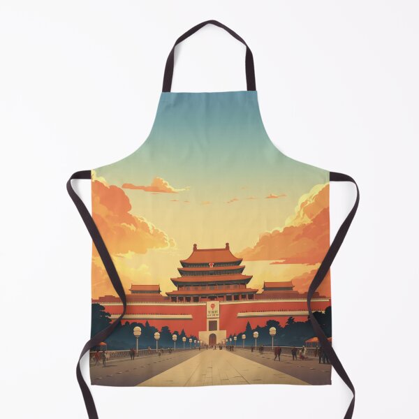 Item preview, A Vintage Travel Illustration of Beijing - China designed and sold by GoodOldVintage.