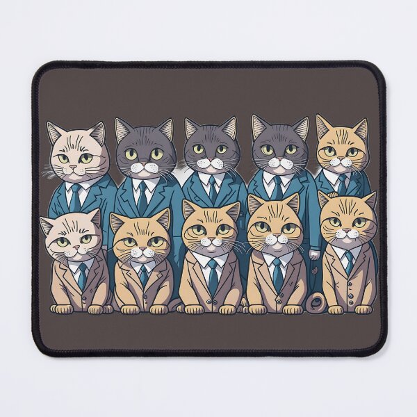 Item preview, Whiskered Gentlemen: Cats in Suits Art Collection designed and sold by FashionRex.