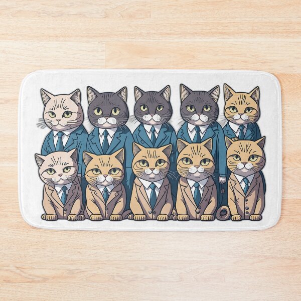 Item preview, Whiskered Gentlemen: Cats in Suits Art Collection designed and sold by FashionRex.